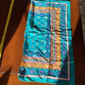 Vintage Echo Silk Scarf 27 x 26” approx.